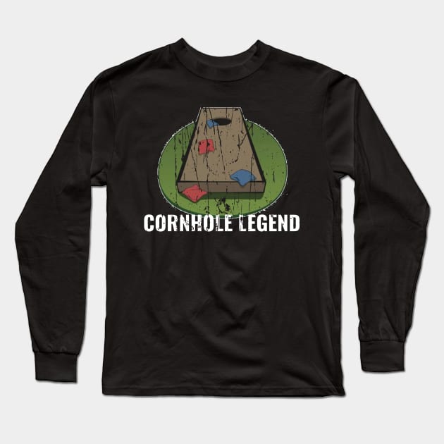 CORNHOLE Long Sleeve T-Shirt by Cult Classics
